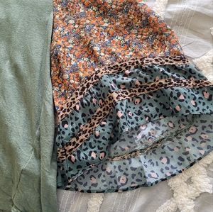 Umgee cotton shirt with flare sleeves; 1XL